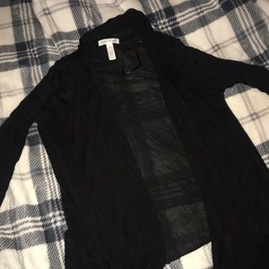 Black, Sheer Cardigan